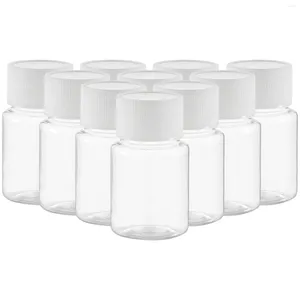 Storage Bottles 10 PCS Hair Conditioner Toiletries Liquid Containers Shampoo Dispenser Bottle PET Travel