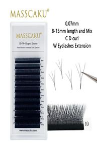 False Eyelashes W Shape Lashes Eyelash Extensions 3D 4D Premade Volume Fan Beauty Makeup Tool Style Faux Mink Individual6623343