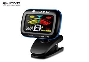 JOYO JMT03 Portable Guitar Tuner Metronome Digital Tuner Clip Mic for Chromatic Guitar Bass Ukulele Violin6807268