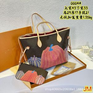 Bolsa de designer de moda gradiente colorido saco de abóbora de mão de saco de ombro de ombro