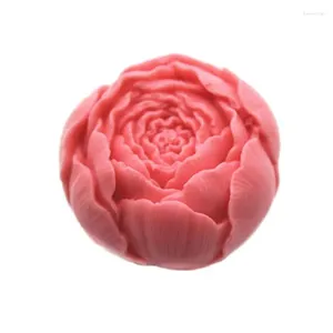 Stampi da forno a fiore/rosa modella silicio in silicio 3D Decorazione di decorazioni per la decorazione della torta Candela fatta a mano K261