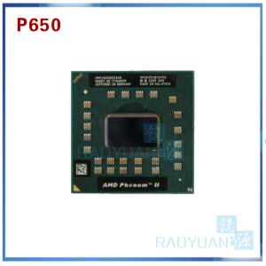 Processador Laptop CPU Processador AMD Phenom P650 HMP650SGR23GM P650 CPU Dual Core 2,60 GHz 2MB L2 Socket Socket S1 (S1G4) PGA638