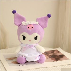 Filmer TV PLUSH Toy 2022 25cm fyllda djur Cartoon P Toys Ins Cute Imitation Wholesale Dolls Lovely Maid Outfit Kuromll för bra DHK4A