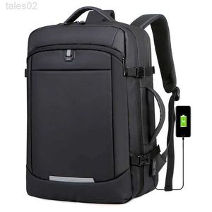 Multi-function Bags OPDOS 40L Large Capacity Scalable 17 inch Laptop Backpack USB Charging School Bag Waterproof Swiss Multi functional Travel yq240407