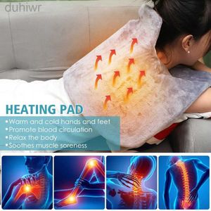 Full Body Massager Shoulder and Neck Heating Pad 3 Levels of Temperature Heated Shawl Warm Cold Hands Feet in Winter Electric Blanket Auto-Off 240407