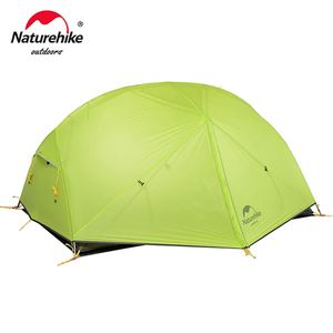 Barraca de barraca de 2 pessoas de 2 pessoas tenda de viagem ultraleve dupla camada de tenda à prova d'água barraca de mochila de camping ao ar livre de camping 240329
