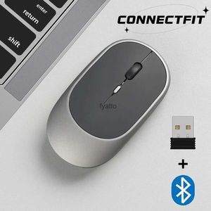 Ratos mouse sem fio bluetooth 2.4g portátil ergonômico silencioso adequado para laptops ipads tablets telefones celulares gamings games mouses h240407