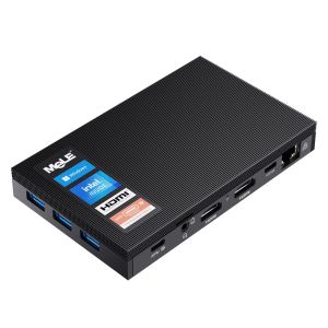 Yazıcılar Mele Quieter3c Fansız Mini PC Windows 11 Pro Celeron N5105 8GB 128GB Gigabit Ethernet ile Küçük Bilgisayar, WiFi6,4K HDMI, PD3.0