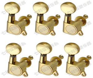 6R Golden Electric Guitar Tuner Strings Pulsante Accessori per chitarra per teste della macchina Suntire PEGS Keys5937202