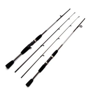 Çubuklar 2 Kesitler Orta Güç Fishing Çubuk Cam Fiber Cazibe Ağırlığı 6G12G 1.8m Tuzlu Su Teknesi Dönen Döküm Cazibesi Çubuğu