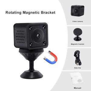 Kameror HDQ9 IP -kamera WiFi Sportkamera HD 1080p trådlös säkerhetsövervakning Byggt batteri nattvision smart hem micro cam