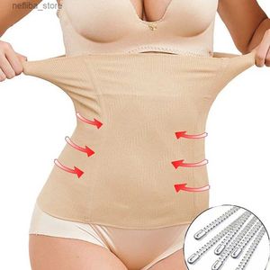 Cintura barriga de barriga cintura para mulheres modelador corporal pós -parto recuperação de compressão de compressão de tensão de cinto de cinto de cintura shapewear shapewear l2447