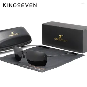 Occhiali da sole Kingseven Tr90 uomini senza bordo ultraleggero di alta qualità Strama di sole senza cornice per donne Brand Designer Mirror Mirror Lens