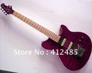 Estilo novo Música de chegada Manie Ernie Ball Signature Electric Guitar em Purple Whole Guitars3746798