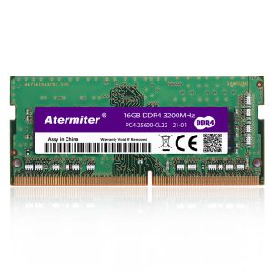 Placas -mãe atermiter DDR3 Laptop DDR4 8GB 4GB 16GB Memória 1333MHz 2400MHz 2666MHz 2133 204pin Notebook Sodimm PC3 PC3L Tablet 3200MHz