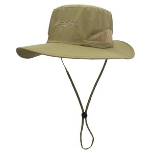 Outfly Biggead Outdoor Suncreen Fisherman Sun Hat Summer Bucket Hat Mens i damskie kapelusz UV 240325