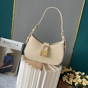 7A Designer Bag High-Quality Genuine Leather Fashion Clutch with Metal Lock Decoration - Detail-Oriented Women's Shoulder Bag