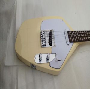 Raro a forma di 6 corde lacrima goccia crema elettrica chitarra acero in acero da palissandro tampone tremolo bridge white pickguard6129700