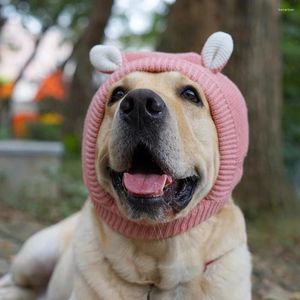 Dog Apparel Pet Hat Autumn Winter Cute Windproof Warm Ears Frog Glasses Headgear Household Products Accessories Noise Protection