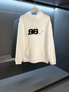 Tasarımcı Hoodie Balencigs Moda Hoodies Hoody Mens Sweaters Yüksek Kalite 2023 Erken Yeni Ürün Erkek Klasik Yeni Hasarlı Mektup Baskı Kadın OS VER HIGF MSG5