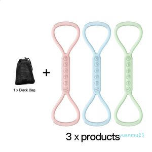 3PCS 8 Shaped Resistance Tension Rope For Strength Training Exercise Elastic Stretch Band Yoga Workout Equipment