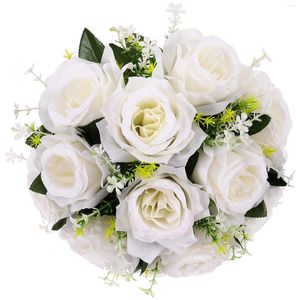 Dekorativa blommor Fake Flower Ball Wedding Centerpiece Realistic Arrangement Artificial