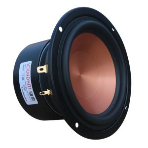 Altoparlanti 2 pezzi SoundHits SL403R 4 '' Midrange Speaker Driver Unit Ceramics Cone in alluminio Scherzata da 8ohm/40w Frame rotondo