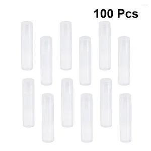 Storage Bottles 50/100pcs Tube Plastic Safe Useful Empty Lip Container Lipstick For DIY Crafting Women Girls