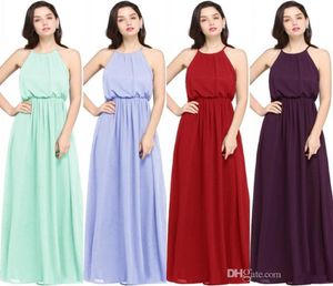 babyonlinedress in stock chiffon long invinent dresses2020 under 50 Halter Neck Invinding Promドレス特別機会CPS1328624