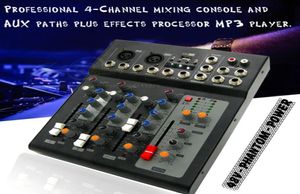 Professional Effect 2 Channel Mono 4 Channels Karaoke Microphone DJ Mixer Audio Mixer Console USB Digital Processor Music Sound Ef2251108