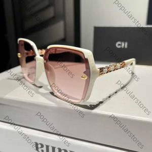 Chanells Sonnenbrillen Designer Chanells Brille Frau polarisierter Pilot übergroß
