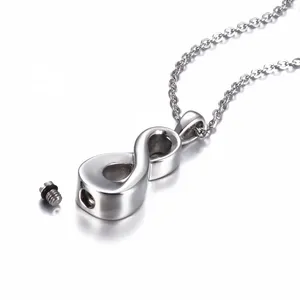 Pendant Necklaces Infinity Urn Pendants Cremation Jewelry For Ashes Holder Memorial Keepsake Stainless Steel Necklace Gifts Of A Loss