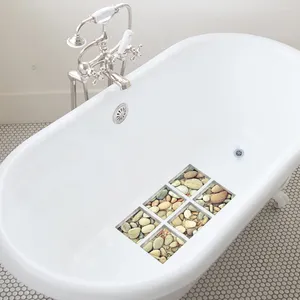 Pencere Çıkartmaları Promosyon Kişilik Moda Çakıl Pebbles Cobblestone Banyo Duş Odası Küvet Dekoratif Duvar Çıkış Ev Dekor Film