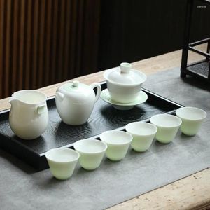 Teaware set Tea Set utsökt keramisk tekanna potten tecup porslin handgjorda kinesiska drycker