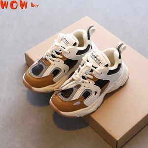 Basketball Shoes Inverno Kids Sport Moda de moda respirável tênis de meninos que não deslizam crianças garotas correndo