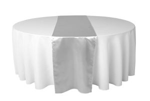 30 x 275 cm Sliver Satin Table Runner para recepção de casamento ou festa de chuveiro XAMS Decorações4951454