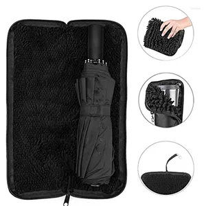 Storage Bags Water Absorbent Umbrella Bag Ultrafine Fiber Cover Cleaning Cloth Waterproof Case Portable Travel Accessories