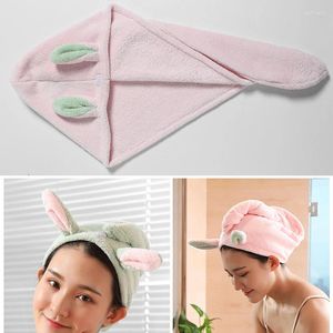 Asciugamani per capelli asciutti per ragazze Cappelli da doccia da bagno Cappelli da bagno in microfibra magica