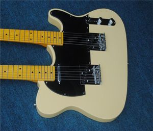 Factory Custom Double Neck Yellect Electric Guitar med 126 StringsMaple Fretboardcan ska anpassas ElectricGuitar4064381