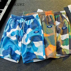 Men's Shorts American shorts mens loose casual high street personalized high street five point long pants mens underwear J240407