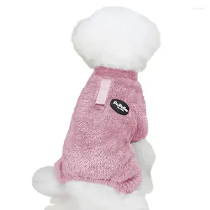 Hundkläder termiska pyjamas husdjurskläder för vinter små hundar pojke jumpsuit katt