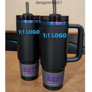 Stanleiness su şişeleri bize stok siyah chroma 40 oz söndürücü h20 kupa bardaklar kozmo kış pembe geçit töreni araba kupası tumblers sınırlı sayıda sürüm günü hediye 11 2071