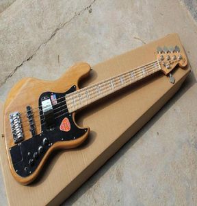 High Quality F Marcus Miller Signature Jazz Bass 5 String Natural Color Bass Guitar In Stock4296656