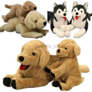 FILME TV PLUSH Toy 70 cm de língua vermelha travessa husky cachorro de pelúcia brinquedo de pelúcia