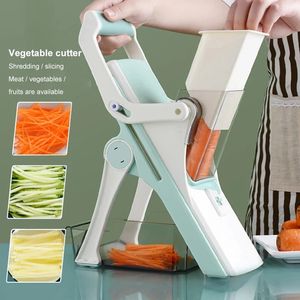 5 in 1 cutter vegetale multifunzionale Limone a fette di taglio grattugiata grattugia non ferita le mani accessori da cucina 240325