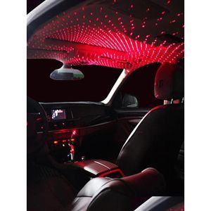 Dekoracyjne światła Mini LED Car Dach Dach Star Night Projector Wewnętrzne atmosfera otoczenia Galaxy Lampa Bożego Narodzenia Light2665115 Dowód DH3NJ