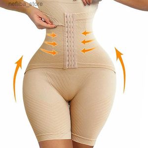 Taille Tummy Shaper Frauen Körper Shaper Bauchkontrolle Höschen hohe Taille Shaper Hosen nahtloses Shapewear nach der Geburt Taille L2447