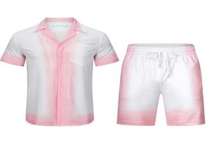 新しいシャツメンズTシャツlucid dreamsシーンカラー気質サテン半袖シルクシャツショーツアジアサイズM-3xl8131454