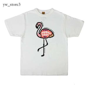 Menschliches Hemd Spaß drucken Bambus Baumwolle Kurzarm T-Shirt für Männer Frauen hochwertige Modedesigner menschlicher MADE MADE TEPS Oversize T-Shirt 1415