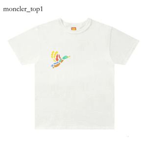 2024 Human Made T Shirt Mens Designer mody Tshirt Man Kobieta Tshirt White Make Luksusowy liter